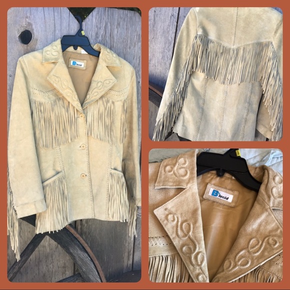 B lucid Jackets & Blazers - B lucid suede leather fringe jacket like brand NEW
